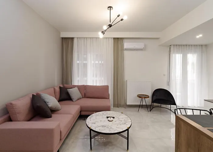 公寓 Blu & Marrone Suites-parking Included 塞萨洛尼基